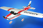 2,4 GHz-es Brushless Cessna készlet szimulátorral