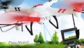 FPV Explorer Quadrocopter  (élő kamerakép monitorral)