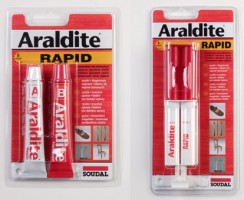 Araldite rapid (fecskendős, 5 perc) 