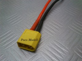 XT60  csatlakozó szerelt (anya)